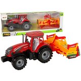  Crveni traktor s narančastim kultivatorom | shoptok.hr