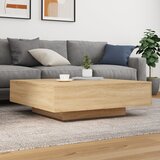  Stolić za kavu boja hrasta 100x100x31 cm konstruirano drvo | shoptok.hr
