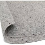 Nattiot Sivi obostrani/ručno rađen okrugao tepih od mješavine vune ø 160 cm Neethu Grey L – | shoptok.hr