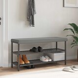  Jastučić za klupu Teksturirani baršun Tamnosiva Dubina 35 cm | shoptok.hr
