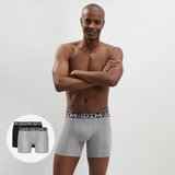 DIM 3D FLEX AIR LONG BOXER 2x - Men's sports boxers 2 pcs - grey - black | Shoptok.si