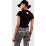 Affliction Flaming Dragon Crop Baby T-shirt black | Shoptok.si