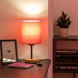  Brilagi - Stona lampa NUBILA WOOD 1xE27/25W/230V hrast/ružičasta | Eponuda.com