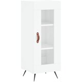  Visoka komoda sjajna bijela 34,5x34x180 cm konstruirano drvo | Eponuda.ba