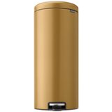 Brabantia Koš za smeti s pedalom 30 L s plastičnim vložkom - Warm Gold | Shoptok.si