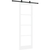 vidaXL Klizna Vrata sa Setom Opreme 'ORKDAL'Bijela 78x232 cm | shoptok.hr