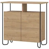 Omarica v hrastovem dekorju 80x80 cm Dilly –