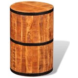 Furnova Barski stolček grobo obdelan mangov les, (21948932) | Shoptok.si