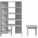  Ormar za cipele s policom 2 pcs Siva Sonoma Konstruirano drvo | shoptok.hr