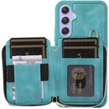 INORCO Za Samsung Galaxy A34 5G torbica za telefon s stojalom na zadrgo, usnjena torbica za telefon TPU s trakovi, (22033154) | Shoptok.si