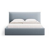 Milo Casa Svijetlo plavi tapecirani bračni krevet s prostorom za odlaganje s podnicom 140x200 cm Elio – | shoptok.hr