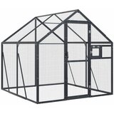  Kavez za ptice antracit 1,79x2x1,85 m aluminijski | shoptok.hr