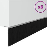  Držač četke za vrata 6 kom. Srebrno 100 cm Aluminijski legura | shoptok.hr