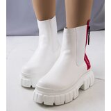 Gemre White lacquered ankle boots Casta | ePonuda.com