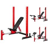 Pol-profesionalna vadbena klop arm curl + leg extension + bench press