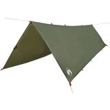 vidaXL Ponjava za kampiranje olivno zelena 506x306 cm vodoodporna | Shoptok.si