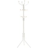 Songmics Kovinsko stojalo za oblačila, obešalnik za vrečke za klobuke, 182 cm visoko drevo, RCR19W, krem bela/slonokoščena, (21389188) | Shoptok.si
