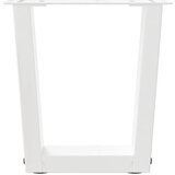  Noge za klub stolić V-oblika 2 kom Bijele 30 x (30-31,3) cm Čelik | shoptok.hr