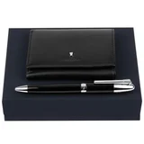 Set Novčanik + Hemijska olovka Classicals Chrome, Crni