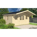 Male kuće Drvena kuća SAUERLAND D 470 × 470 cm – bez završnog krovnog pokrova | shoptok.hr