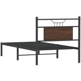 vidaXL Posteljni okvir brez vzmetnice hrast 80x200 cm inženirski les | Shoptok.si