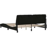  Okvir kreveta bez madraca crni 180x200 cm od tkanine | shoptok.hr