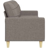 vidaXL Trosjed od tkanine smeđesivi 210 cm | shoptok.hr