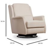 Atelier Del Sofa Fotelja Costor 100x82x100cm Bijela | Eponuda.ba