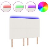  LED uzglavlje u krem boji 80 cm od korduroy tkanine | shoptok.hr