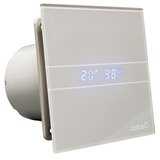 Cata 00900600 E-100 GSTH Silver kupatilski ventilator sa tajmerom i prikazom vlažnosti vazduha i temperature OUTLET | Eponuda.com