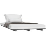  Okvir za krevet sivi 90 x 200 cm od masivne borovine | shoptok.hr