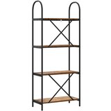 vidaXL Polica Staro drvo 60 x 30 x 146 cm Konstruirano drvo | shoptok.hr