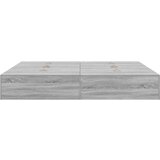  Krevet s prostorom za pohranu Siva Sonoma 200x200 cm | shoptok.hr