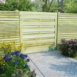  Vrata od impregnirane borovine 100 x 100 cm zelena