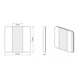  LDST DU-01-SC-BZ10 - DUO osvetljenje za stepenište 10xLED/1,2W/230V | Eponuda.com