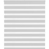 vidaXL Zebra senčilo svetlo sivo 135x150 cm tkanina širina 130,9 cm | Shoptok.si