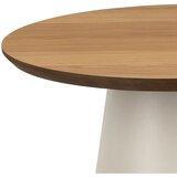Actona Krem/u prirodnoj boji okrugao stolić za kavu s pločom stola u dekoru hrasta ø 45 cm Soli – | shoptok.hr