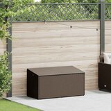vidaXL Vrtna škatla rjava 110x50x58 cm poli ratan | Shoptok.si
