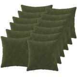  Presvlaka za jastuk 12 pcs HEERLEN Zelena 50 x 50 cm | shoptok.hr