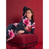 Sinsay Pamučna maxi haljina s cvjetnim uzorkom | shoptok.hr
