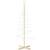  Metalna božićna jelka KUOPIO 150 cm Čelik Zlatno - 150 cm Zlatno bez LED svjetala | shoptok.hr