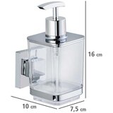 Wenko Plastičan samoljepljiv set pribora za kupaonicu u sjajno srebrnoj boji Quadro – | shoptok.hr