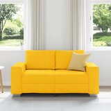  Dvosjed svijetložuti 160x77x82 cm korduro tkanina | shoptok.hr