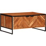 Furnova Klubska mizica 90x55x40 cm trden akacijev les, (21915170) Cene
