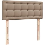  s oprugama i madrac cappuccino 90x200 cm od umjetne kože | shoptok.hr