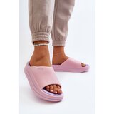 Big Star Women's platform slippers Pink Cene