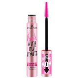 Essence Lash Without Limits Extreme Lengthening & Volume Mascara maskara za podaljšanje in volumen trepalnic 13 ml Odtenek 01 ultra black | Shoptok.si