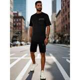 DStreet Komplet męski dresowy czarny | Shoptok.si