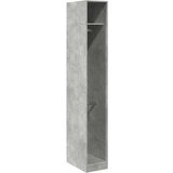 vidaXL Garderobna omara betonsko siva 30x50x200 cm inženirski les | Shoptok.si