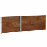  Vrtni sadilica smeđa 120x80 cm od masivne borovine | shoptok.hr